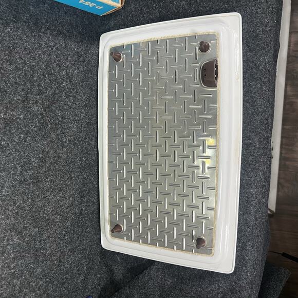 Corning Ware Electromatics P-254 food warmer Tray All White Immersible Platter - Picture 5 of 9